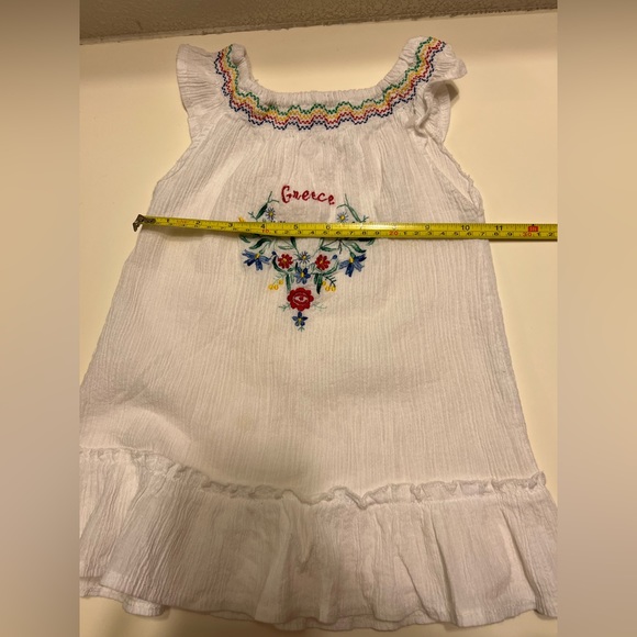 100 percent cotton girls dress made in greece - Picture 7 of 7